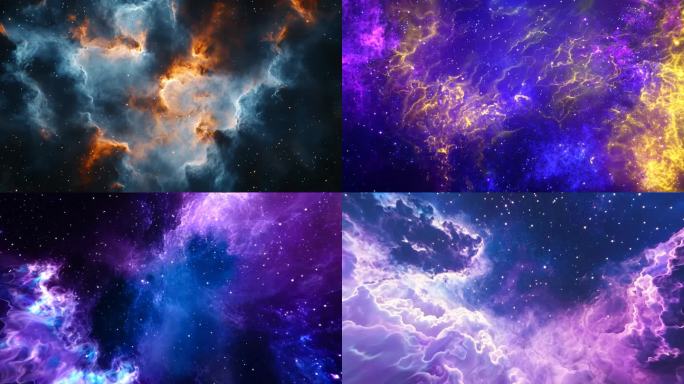 星云穿梭宇宙穿越星系星空宇宙太空银河星辰