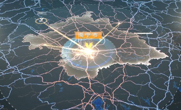 广西 南宁市地图包装