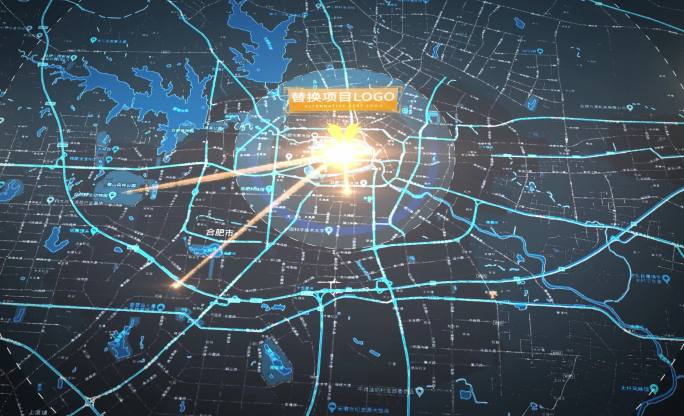 安徽 合肥市区地图包装