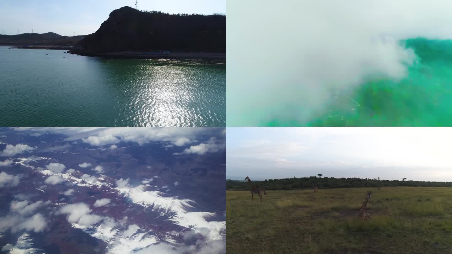 自然生态 青山绿水 房屋建筑