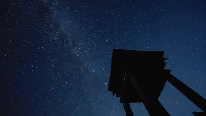 宁夏银川贺兰山苏峪口烽火台星空延时