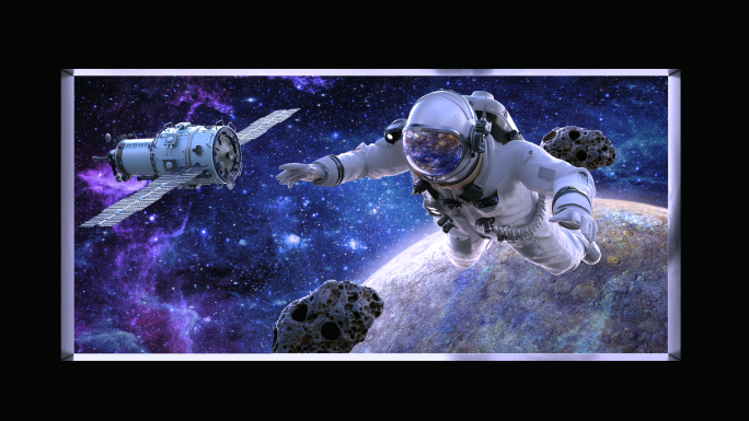 AE 宇航员 裸眼3d 星球 太空
