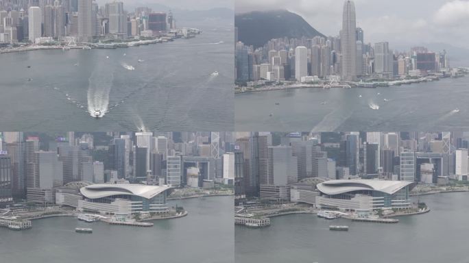 香港维多利亚港船只（未调色）