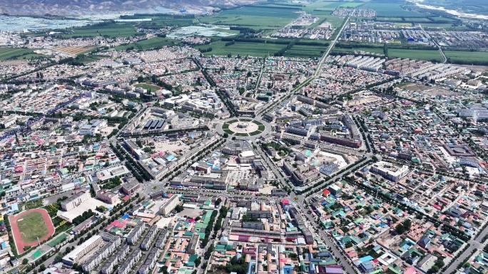 特克斯八卦城航拍