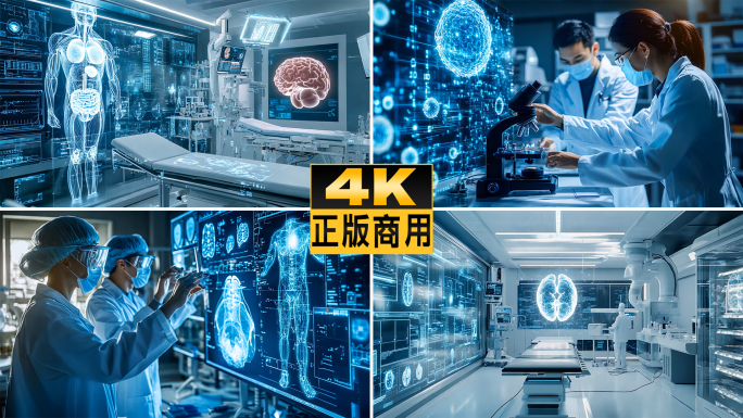 医疗科技智慧医学生物实验室研究医药医院