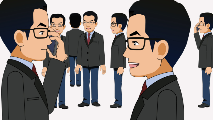 干部人物 AE模板