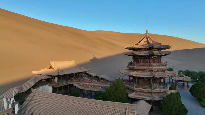 4K敦煌鸣沙山月牙泉宣传片合集