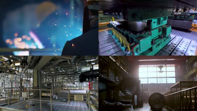 传统工业 机械加工 工业生产线