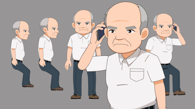 普通人物AE模板