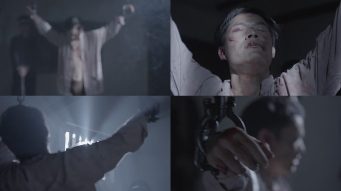 革命先烈被审讯折磨殴打