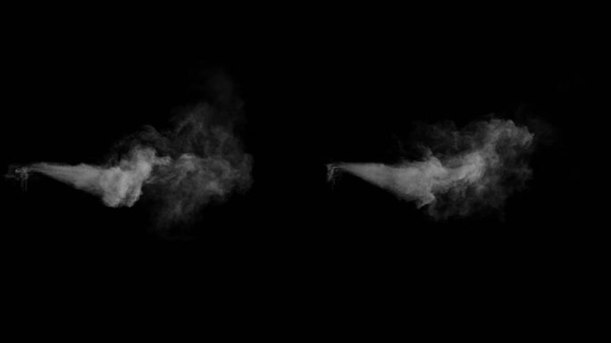 8K喷射烟雾-带透明alpha通道