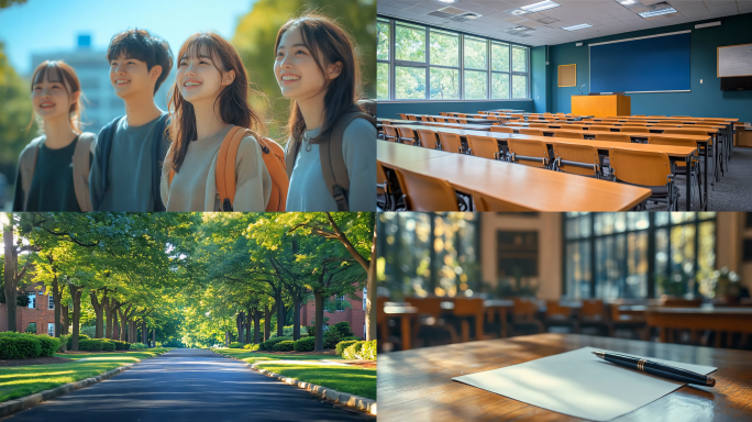 美好的大学校园生活开学季