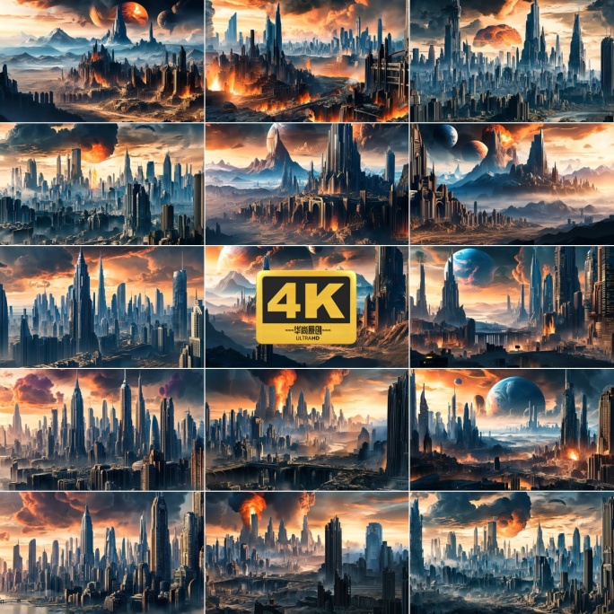 4k科幻末日城市