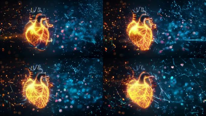 AI生物心脏医疗检测视频