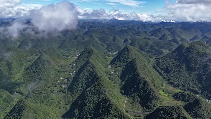 山川 森林 乡村 延时