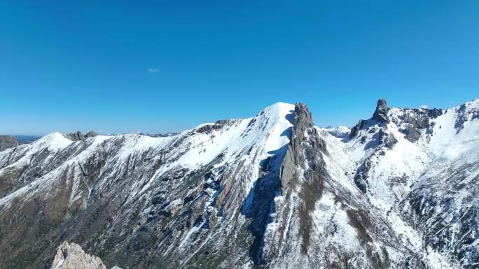 河西走廊 祁连山雪景