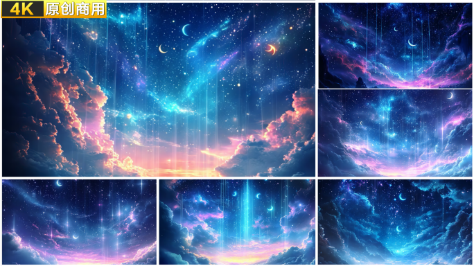 梦幻夜空 梦幻星空 夜空奇观 星空梦幻