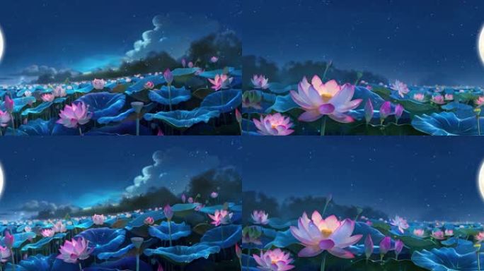 【8k】唯美荷塘月色