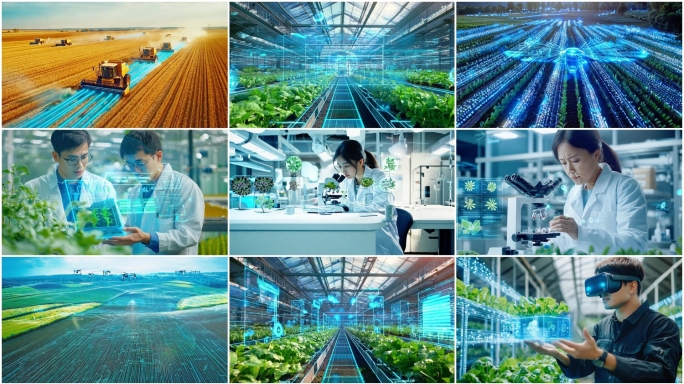 智慧农业科技农业科技智能大棚农业现代化