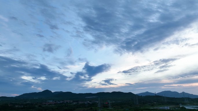 云层 日落唯美空镜