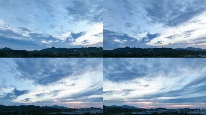 云层 日落唯美空镜