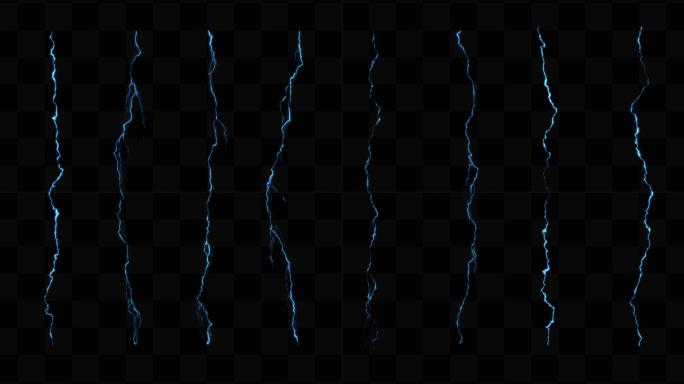 6组电流流动特效素材_Alpha