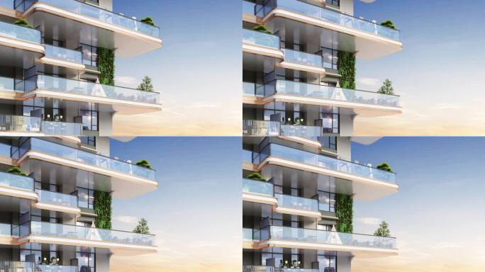第四代住宅超大阳台景观展示