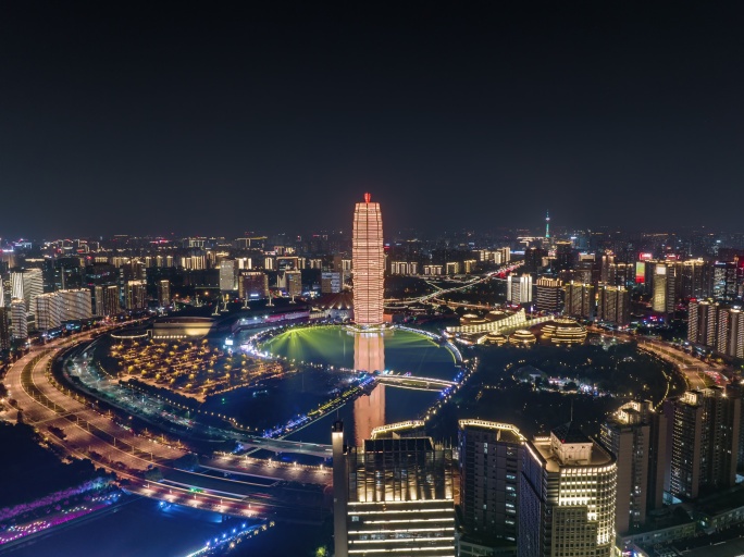 郑州地标夜景