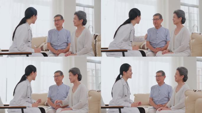 医生给老人看病