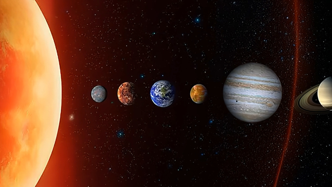4K-太阳系八大行星