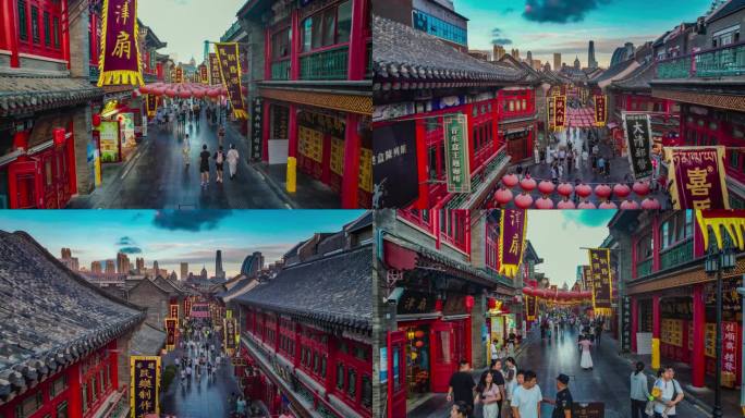 68天津南开区古文化景区人流量