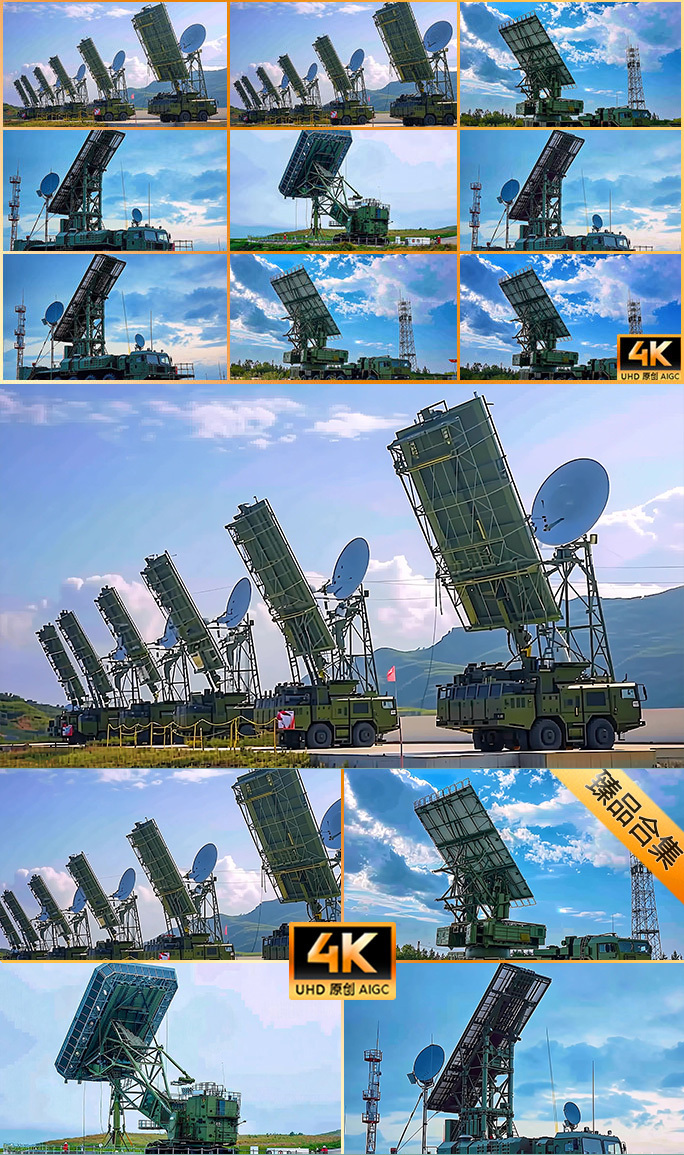 米波雷达片头 有源相控阵雷达车