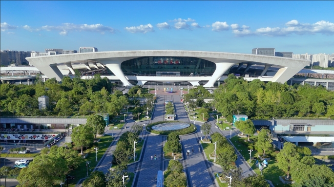 杭州东站航拍