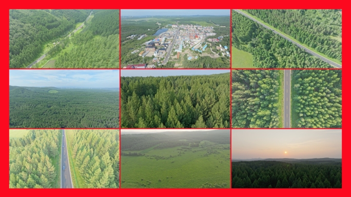 塞罕坝航拍合集2024