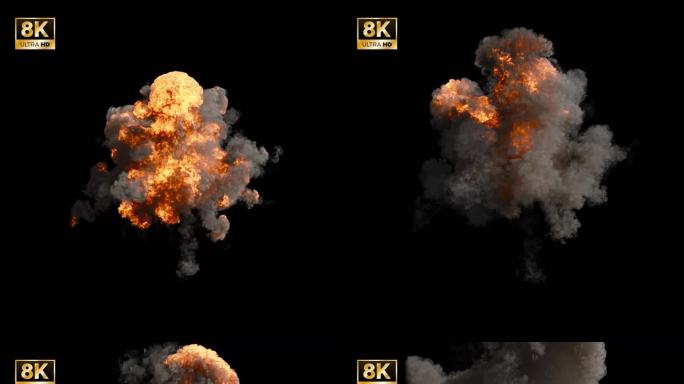 空中爆炸透明通道