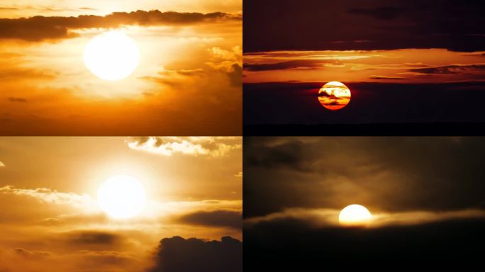 日出特写太阳特写