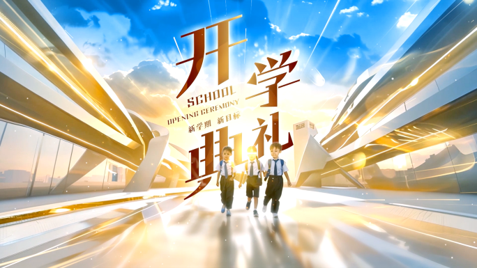 开学季片头片尾标题文字