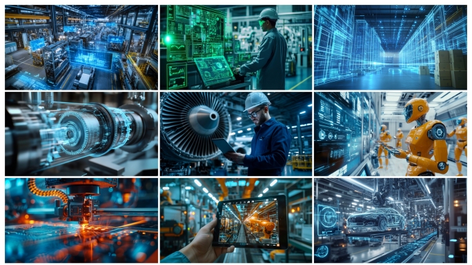 智慧工厂智能制造智能工业科技发展智能车间