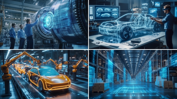 智慧工厂智能制造智能工业科技发展智能车间
