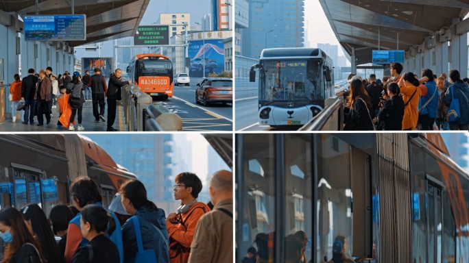公交车  快速公交 BRT