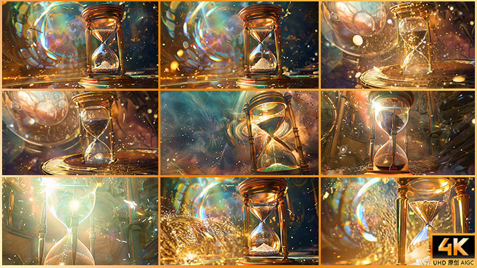 沙漏流沙 时光流逝时光飞逝 时间流逝片头