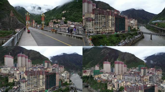 山区 县城 山城 雅江县城