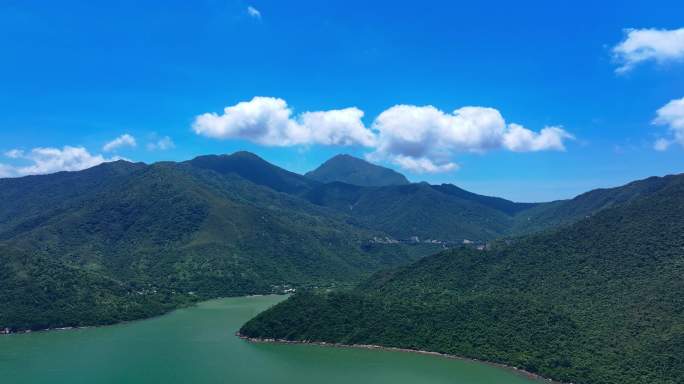 24年5K航拍港珠澳大桥东人工岛大屿山