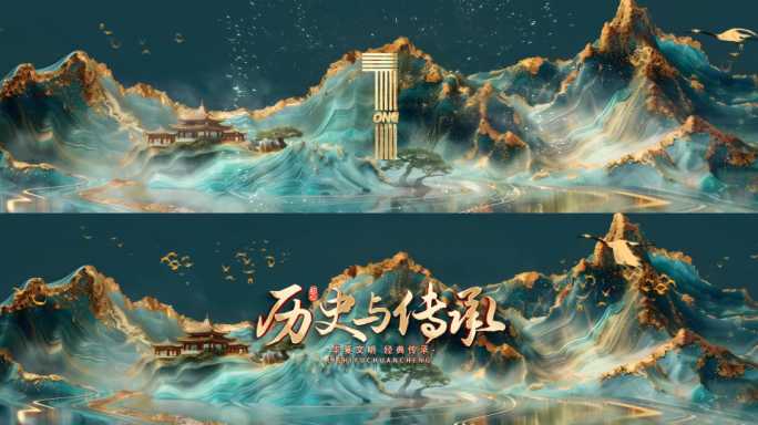 8k震撼山水倒计时（无插件）