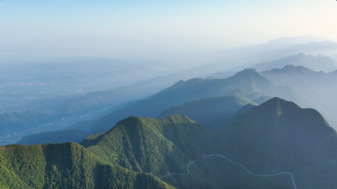 山脉山峰高山云雾缭绕航拍合集