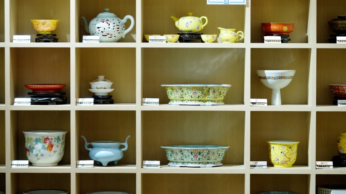 博物馆商店 文创产品盲盒旅游盖章小粉壶