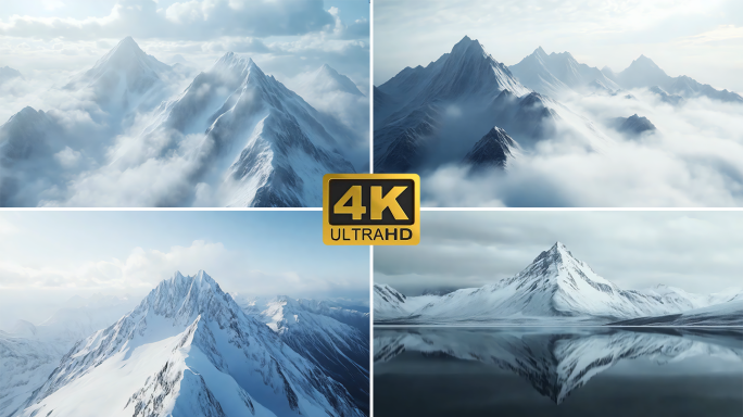 雪山云海山峰高山