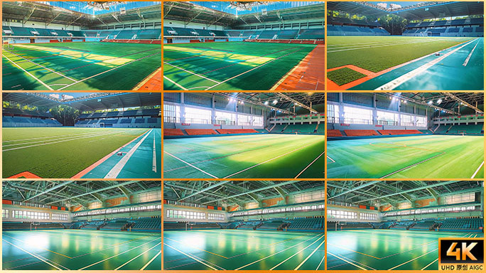 室内外运动场馆学校运动场 棒球场羽毛球场