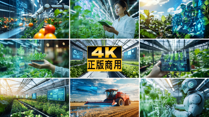 农业科技智慧农业温室大棚农作物乡村振兴
