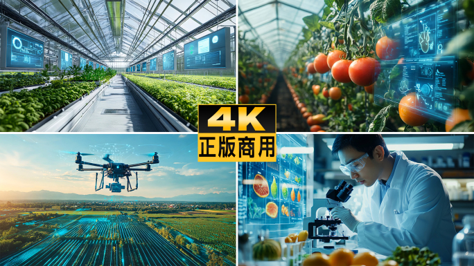 农业科技智慧农业温室大棚农作物乡村振兴